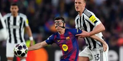 برشلونة يتغلب على نيوكاسل 
