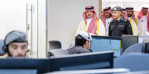  جانب من زيارة سموه التفقدية