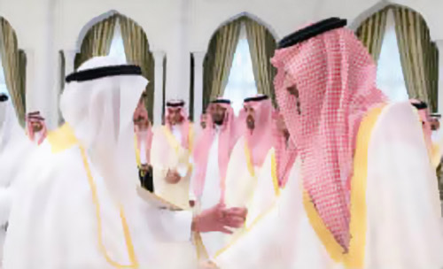  سموه خلال اللقاء