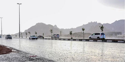 هطول أمطار متفرقة في 12 منطقة.. ومكة المكرمة الأعلى 