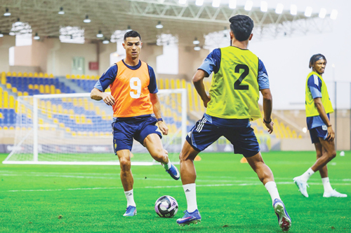  لقطة من تدريبات النصر